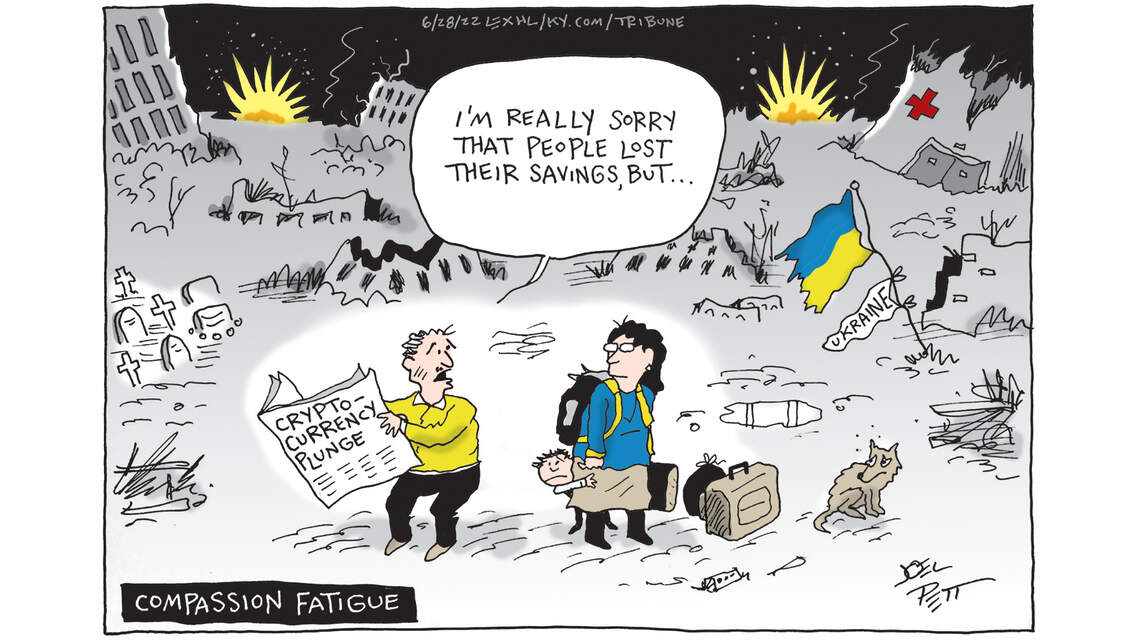 Joel Pett: We’ve all got compassion fatigue.