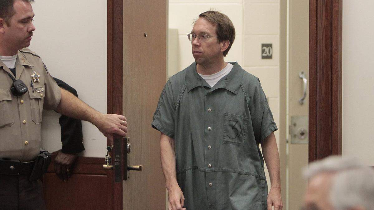 Don Southworth, accused of killing his wife, Umi, entered the courtroom Friday for his  arraignment. He was arrested  Thursday at a Lexington motel, almost a year after the slaying.  