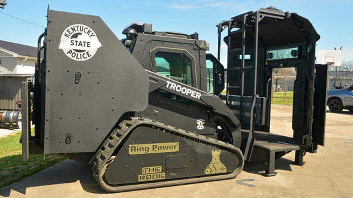 Kentucky State Police unveil new, unusual bulletproof vehicle