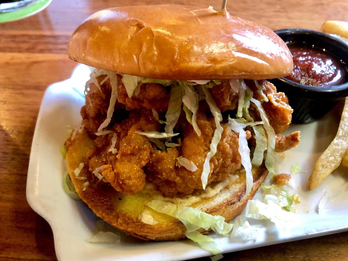 Bru-Burger Bar’s Bru Hot Chicken Sandwich