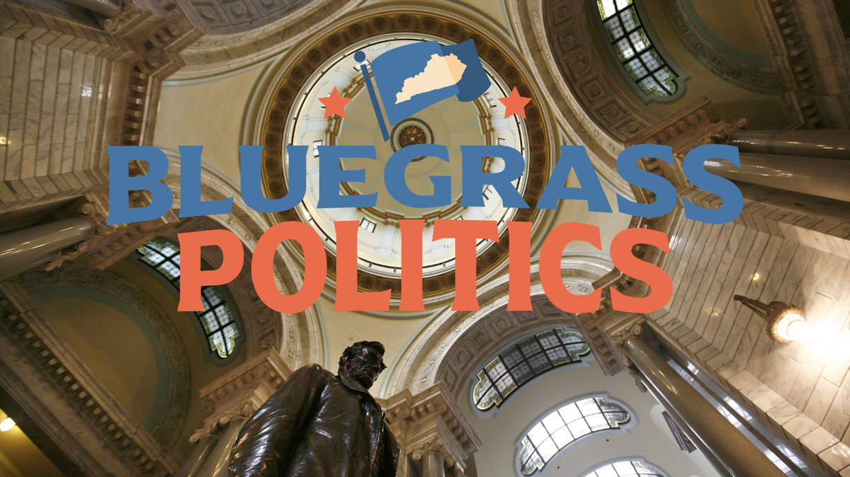 Inside the Kentucky Capitol Rotunda, including the statue of President Abraham Lincoln, as seen in 2009.