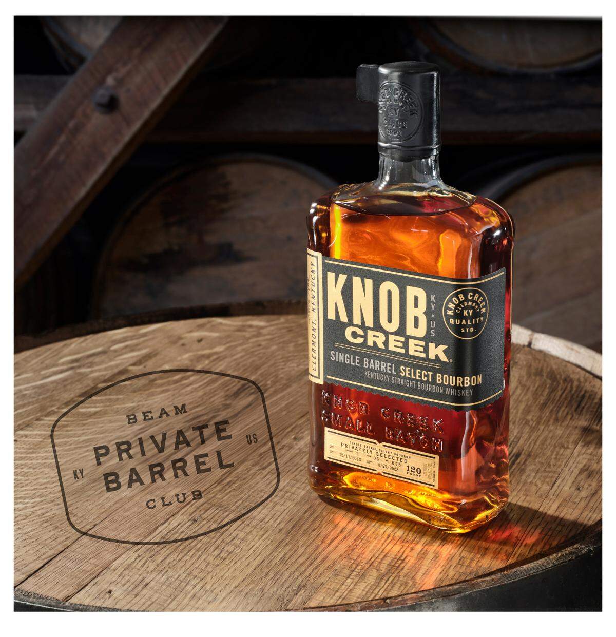 How about a whole barrel of bourbon for a present? The Beam Private Barrel Club is launching in January with Knob Creek.