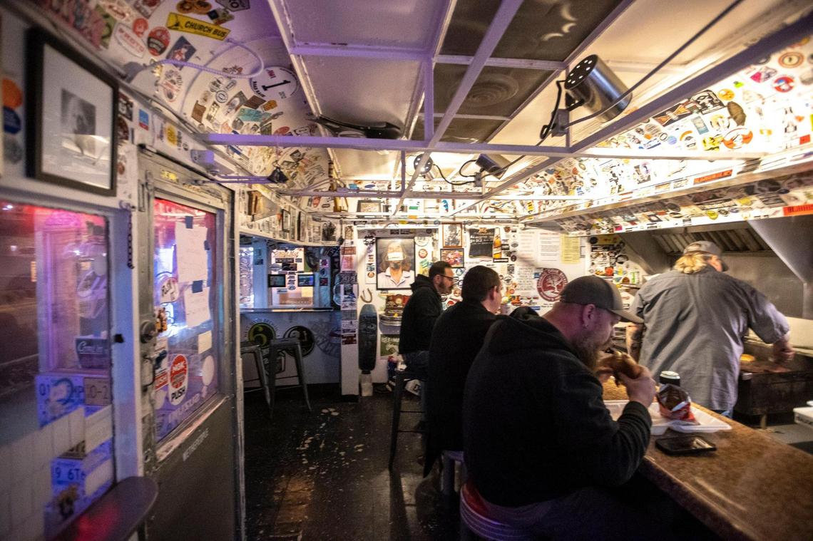 Wink’s Bar has a COVID dining capacity of only three patrons.