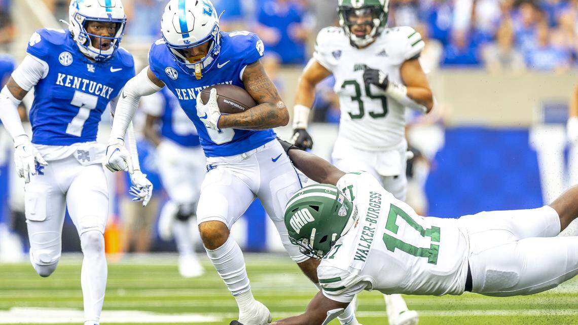 Final statistics from Kentucky football’s 41-6 win over Ohio University