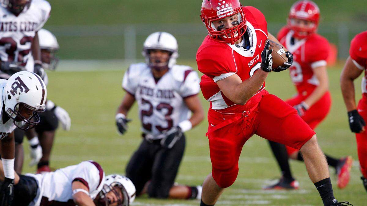 Josh Walls is one of three stout running backs for Scott County. He has rushed for 777 yards and 14 touchdowns.