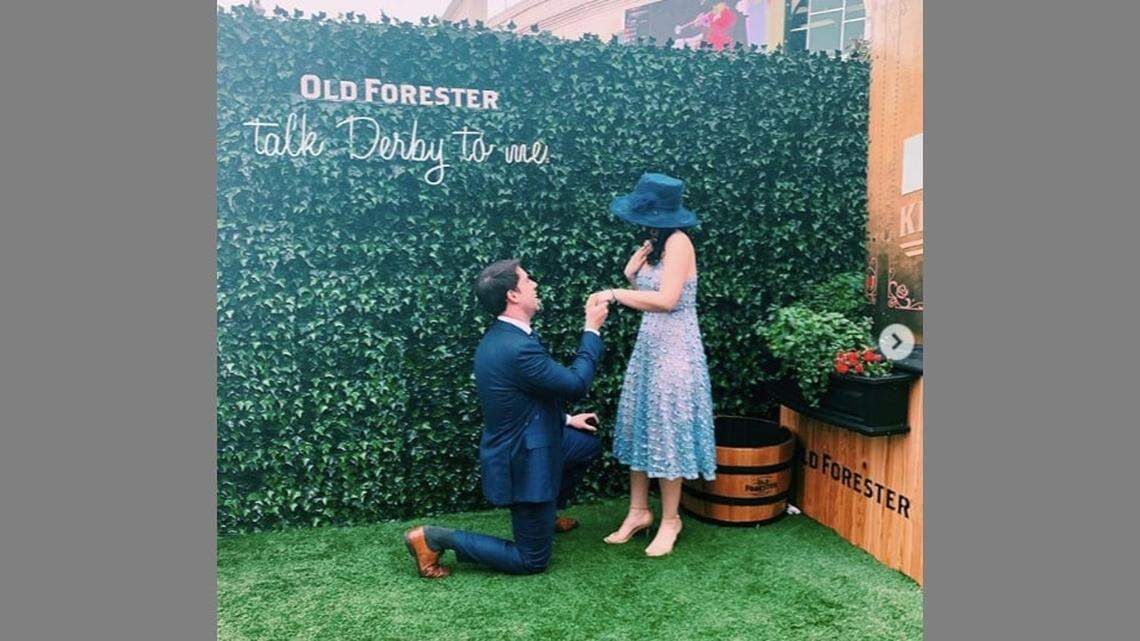 Old Forester bourbon distillery searches for couple who got engaged at Kentucky Derby