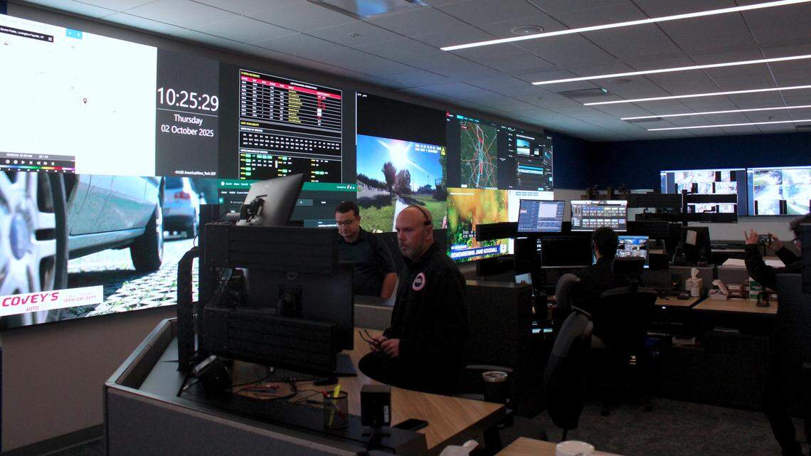 The University of Kentucky Police Department’s Security Operations Center manages safety and security operations across campus. Multiple partners are planning a full-scale crisis simulation for campus in November.