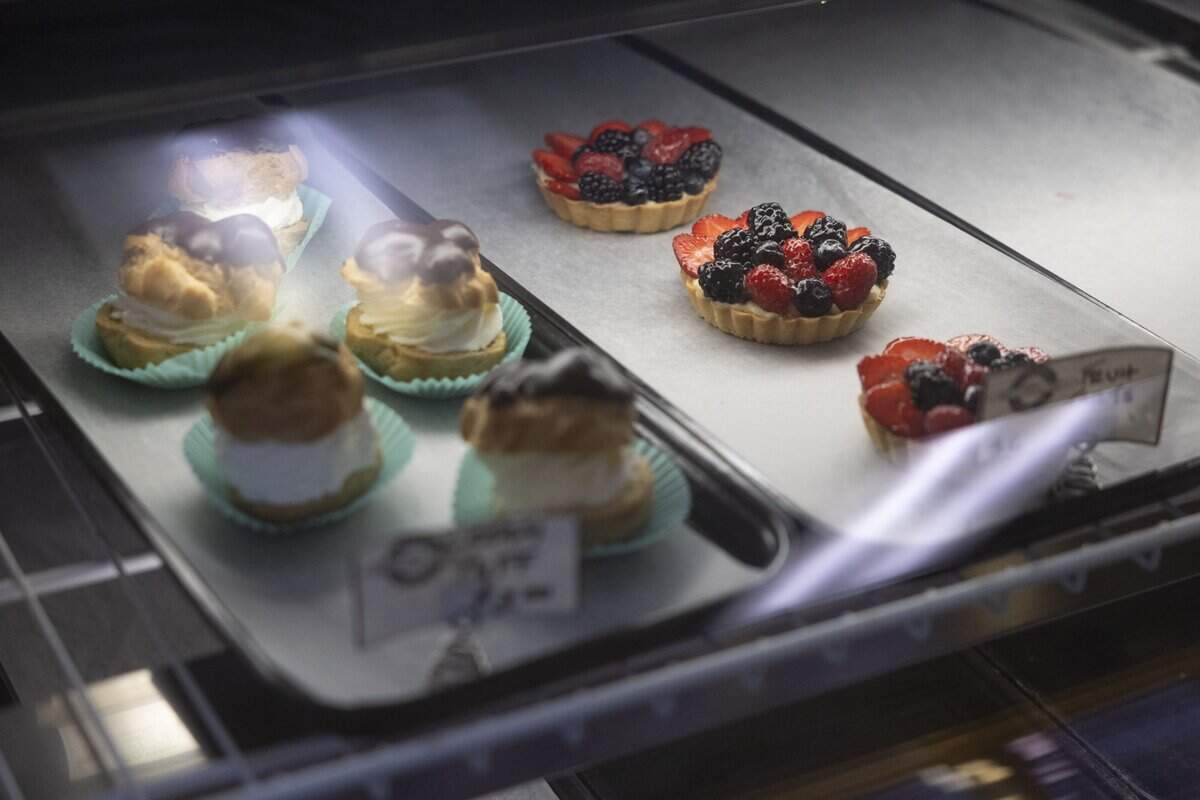 Baked goods wait for sale at Bluegrass Baking Company on Wednesday, July 15, 2026.