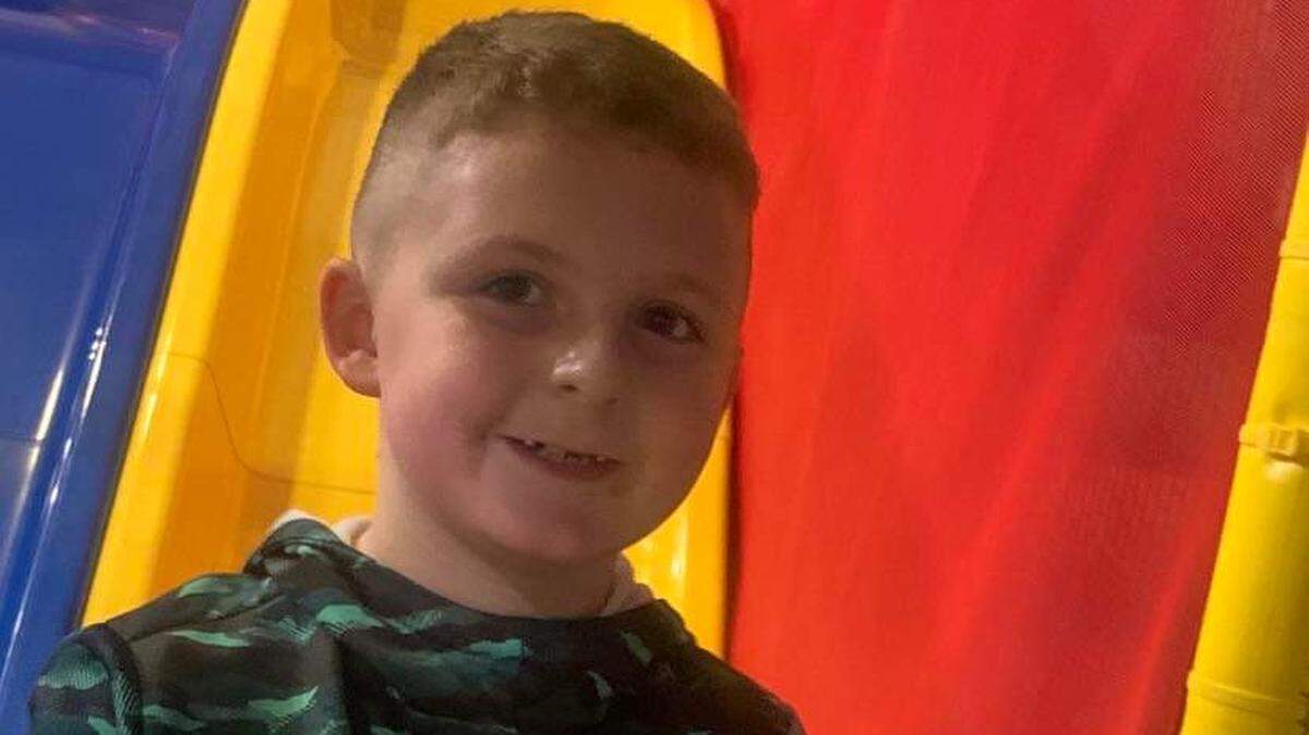 April Martin shared a photo of her 6-year-old son Gunner that was taken before he was involved in a school bus crash in Letcher County Friday afternoon. She said Gunner, a first-grader at Arlie Boggs Elementary School, sustained a severe cut to his cheek during the collision and underwent surgery at the University of Kentucky.