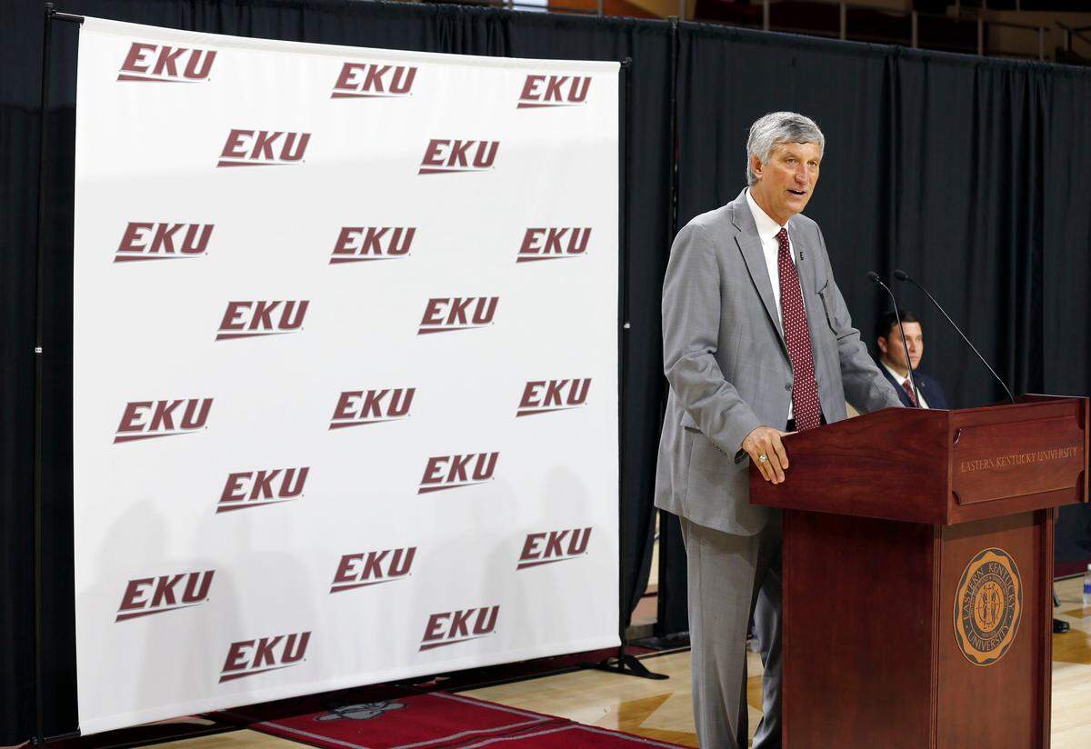 Under Steve Lochmueller’s tenure as athletics director, EKU substantially upgraded several of its facilities in hopes of earning an invitation to join a Football Bowl Subdivision conference that never came.