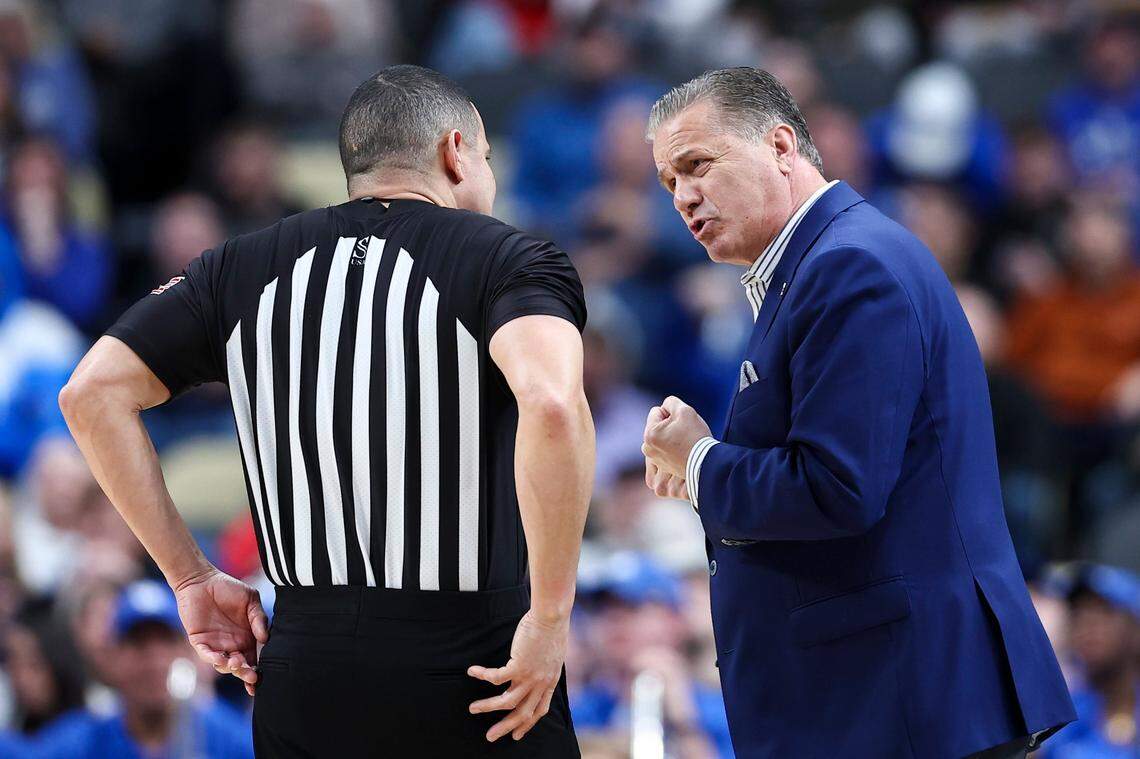 John Calipari reacted to last week’s first-round NCAA Tournament defeat during his weekly radio show Monday night.