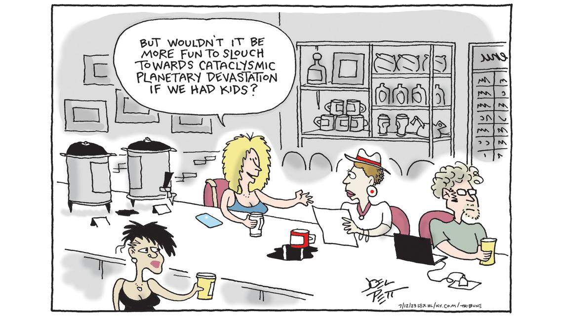 Joel Pett: Today’s family planning