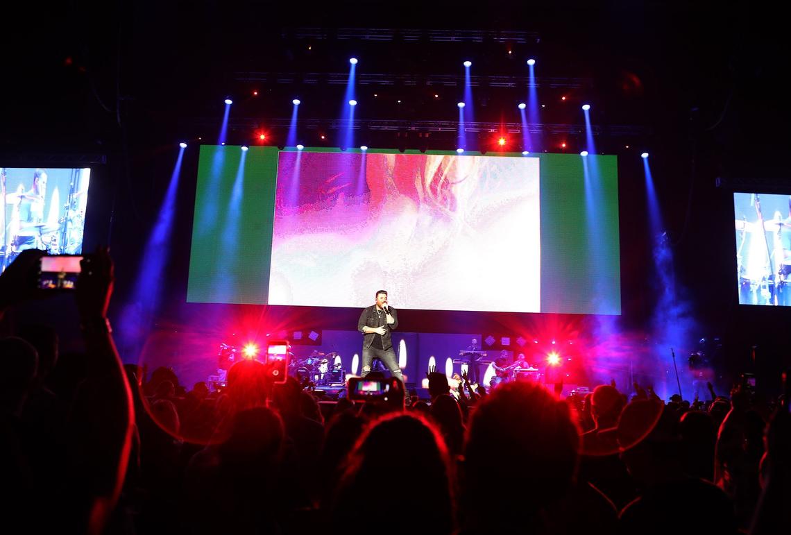 Chris Young performed Friday night heading opening night of Red, White and Boom at Rupp Arena.