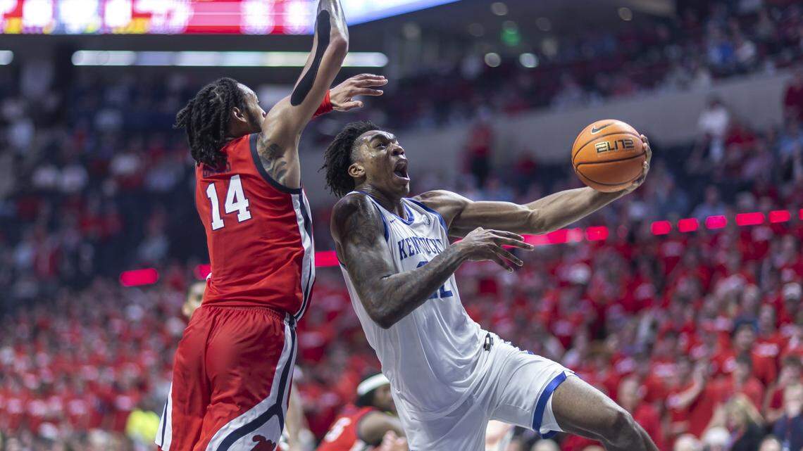 Amari Williams makes Kentucky basketball history during UK’s SEC road loss at Ole Miss