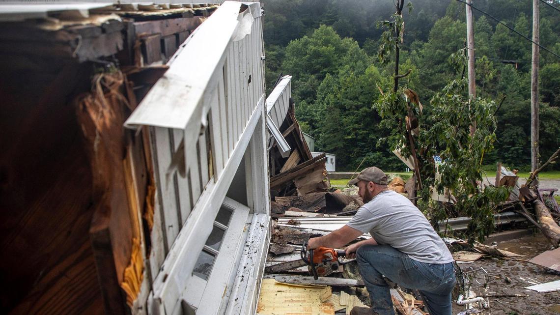 Biden authorizes financial help for people in E. Ky. counties hit hardest by flooding