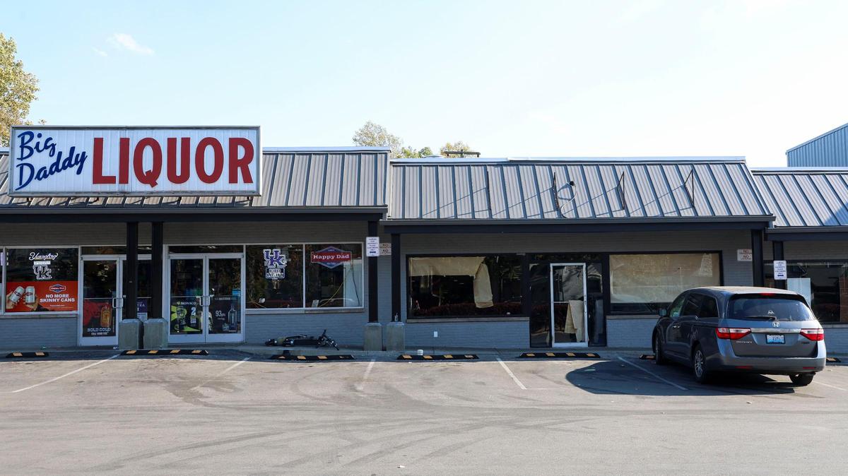 A new bar is coming to the former Lynagh’s at 384 Woodland Ave., photographed Tuesday, Oct. 29, 2024, in Lexington, Ky., from the owners of Austin City Saloon. The bar is expected to open in early 2025 and is located next to Big Daddy Liquor in the University Plaza near the UK campus.
