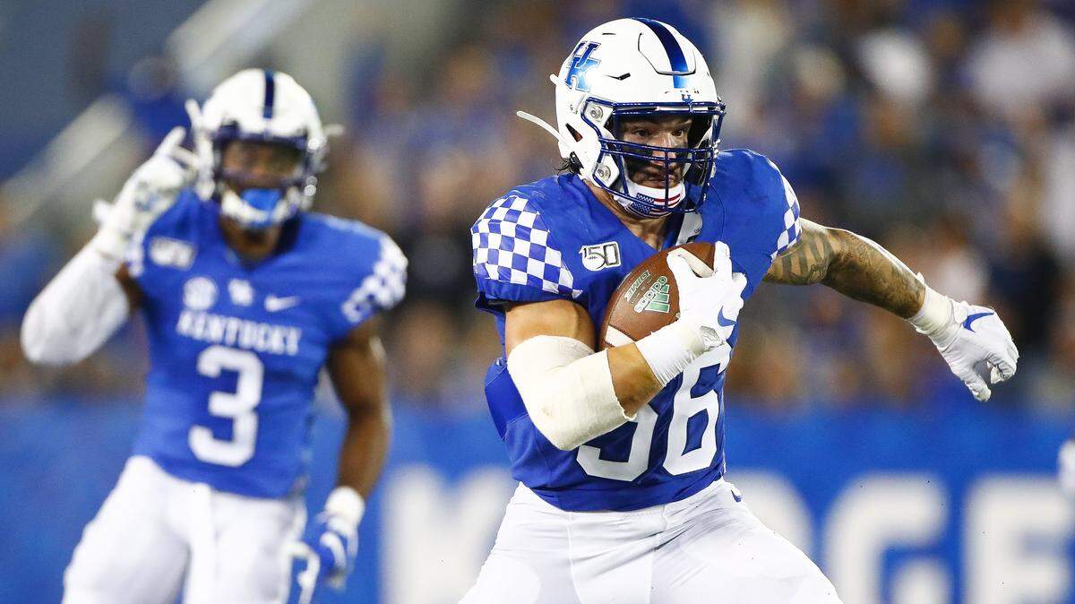 Final statistics from Kentucky’s 38-17 win over Eastern Michigan
