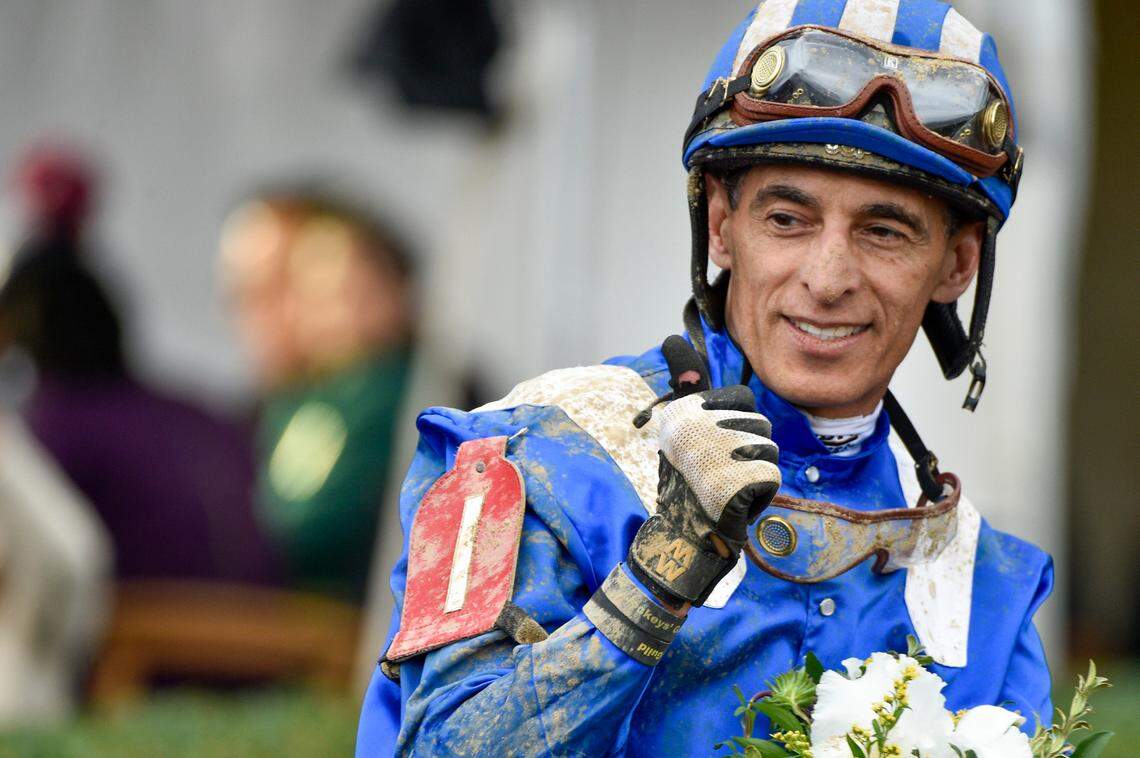 John Velazquez has won three consecutive races aboard Malathaat.