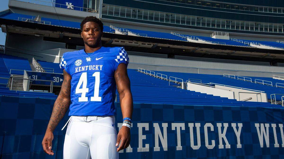 Kentucky senior linebacker Josh Allen says he’s ready for the spotlight this season. “I can handle it now. I want my name to be out there.”