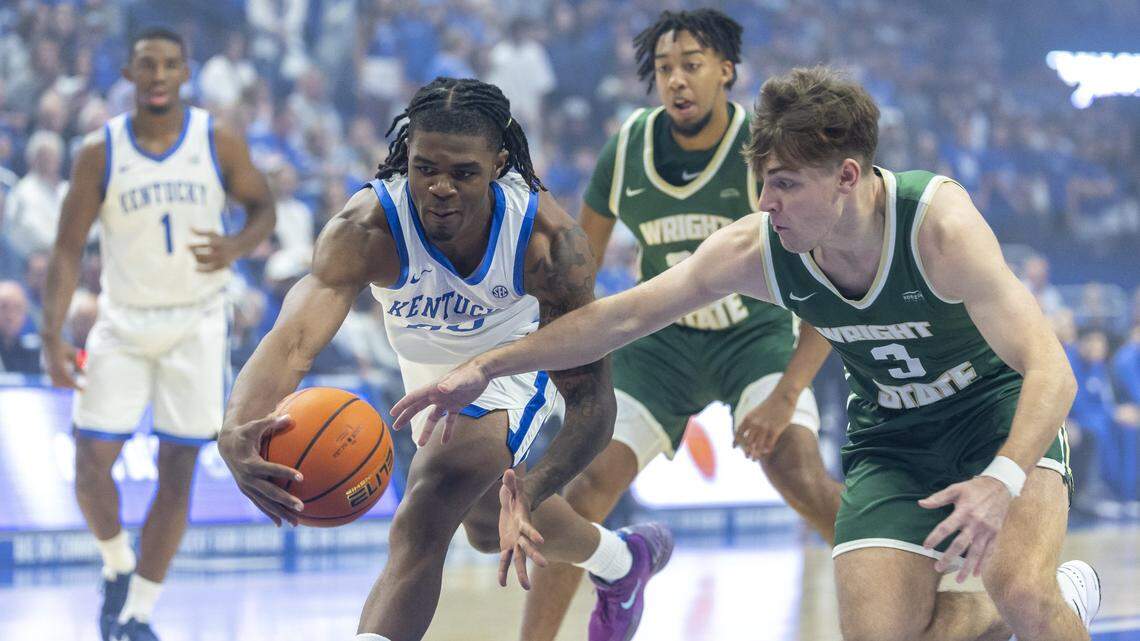 Box score from Kentucky basketball’s 103-62 season-opening win over Wright State