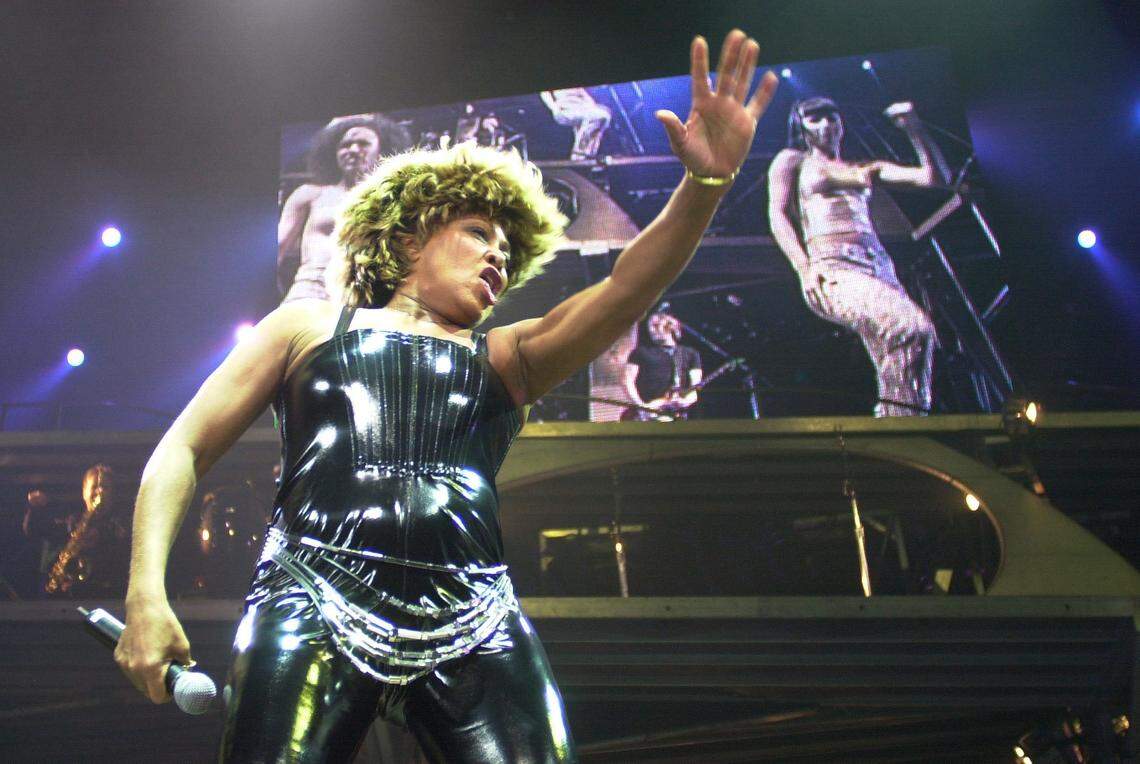 Tina Turner lit up the stage Friday night at Rupp Arena in Lexington, KY for her last ever world tour. November 3, 2000.