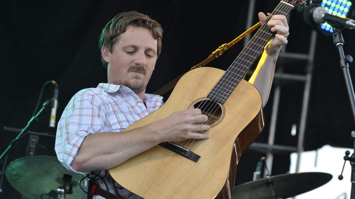 Kentucky native Sturgill Simpson played an early evening set at the Forecastle on Saturday.
