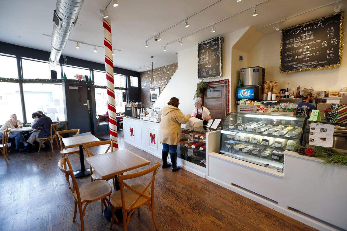 Martine’s Pastries offers French pastries, cookies, desserts, cakes and soups and sandwiches at lunch.