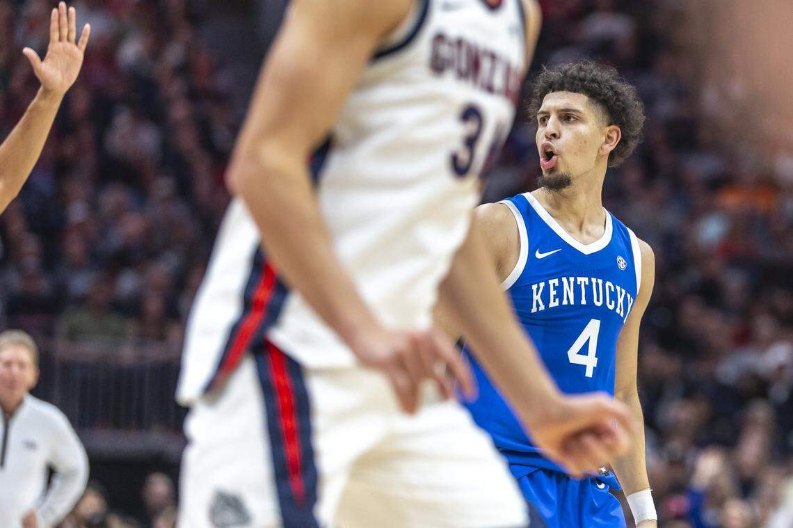 Kentucky’s Koby Brea is shooting 53.1% from 3-point range through 11 games as a Wildcat.