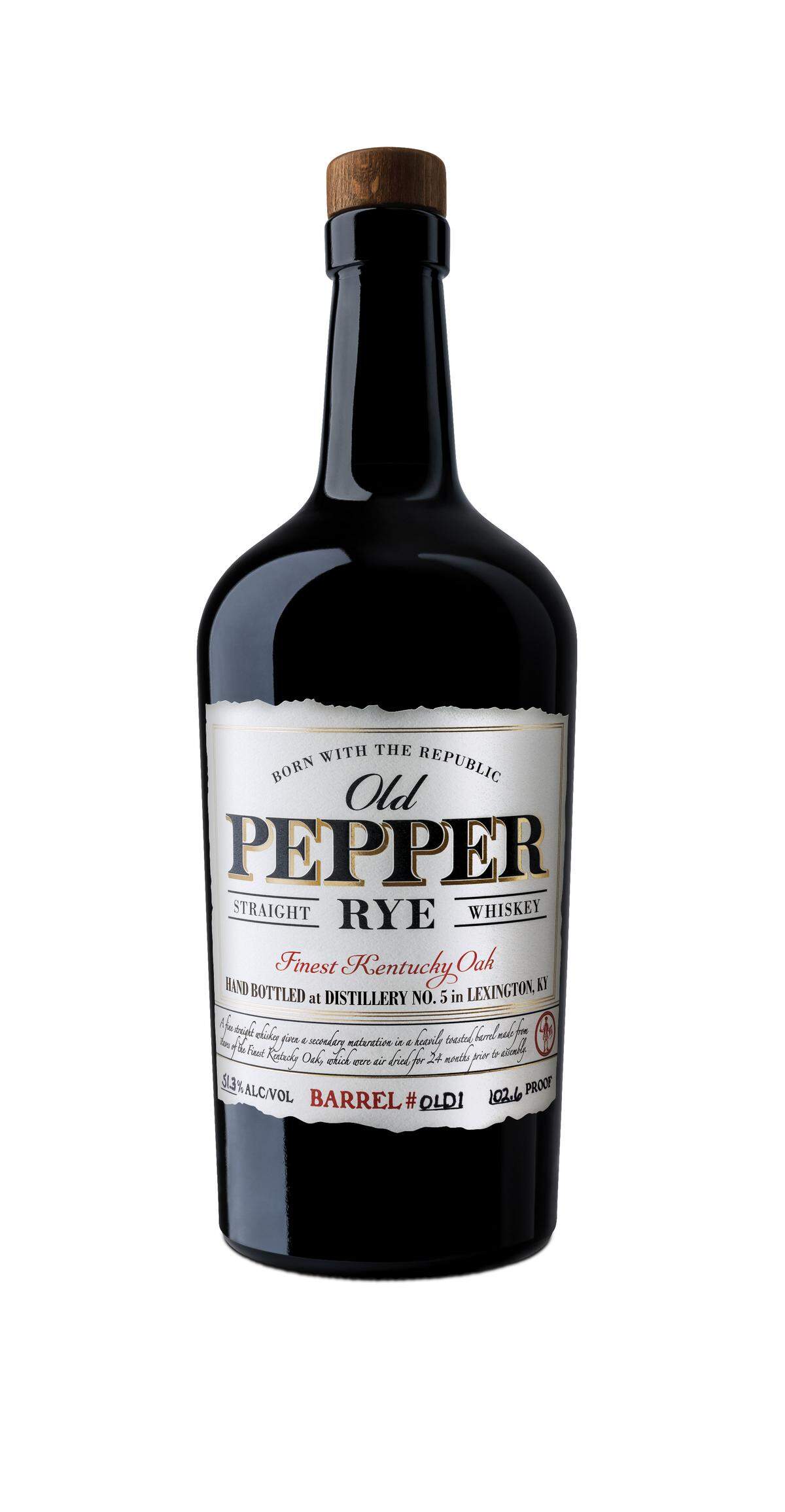 Old Pepper ‘F.K.O.’ Rye just won Best Rye Whiskey at the New York World Spirits Competition in a blind tasting. It’s bottled at barrel strength and has distinct notes of mint chocolate and candied orange peel.