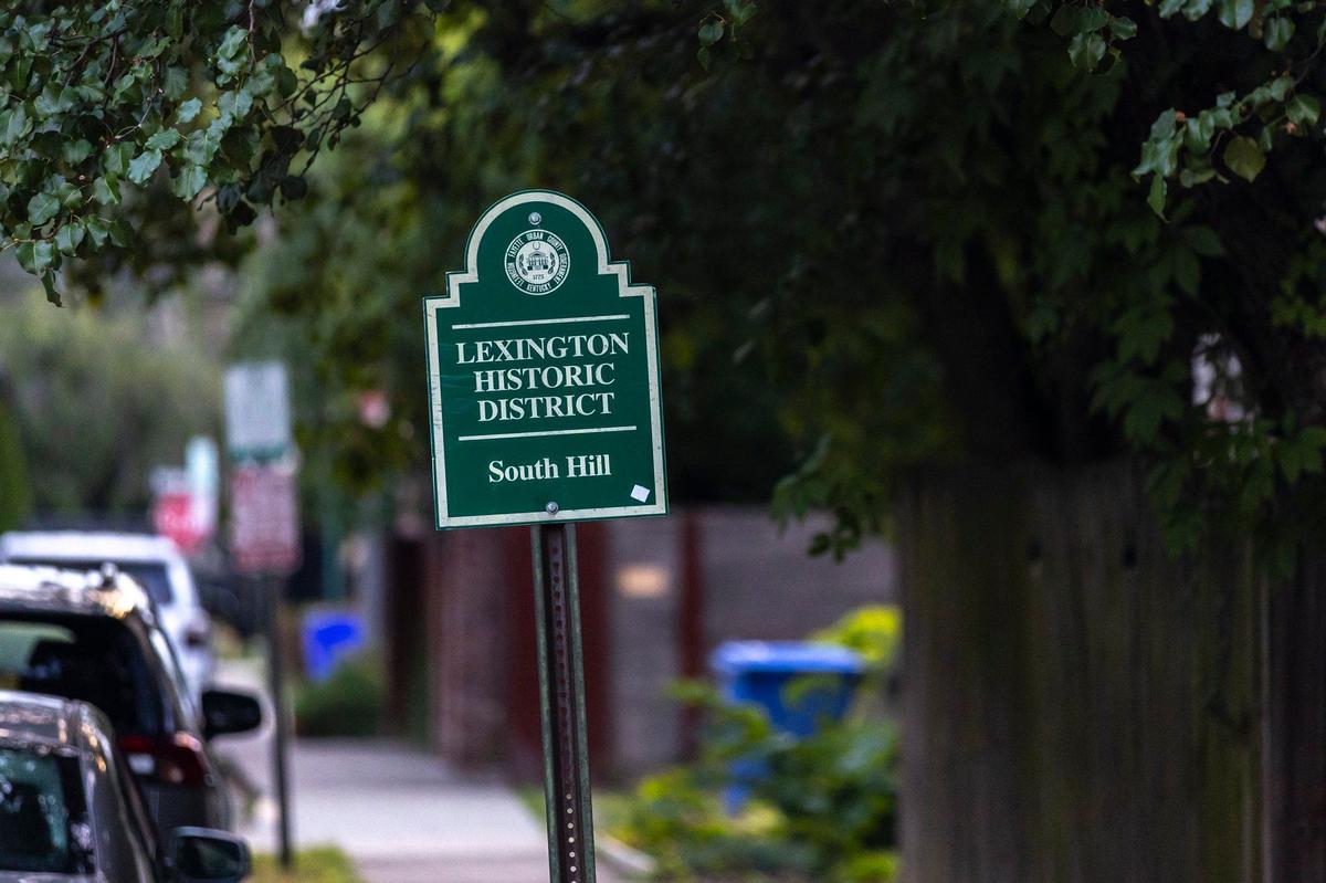 The South Hill neighborhood in Lexington, Ky., is photographed Wednesday, July 26, 2024.