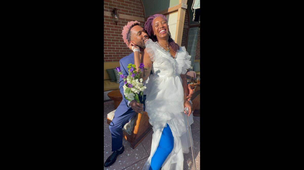 Michael Hunter and Shayla Lawson got married on May 31.