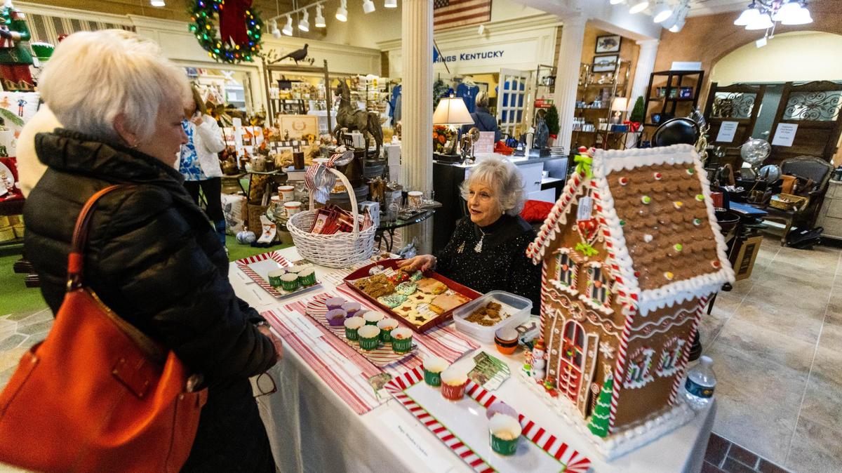 Lexington cookbook author Barbara Harper Bach signed copies of her latest recipe book “Cookies!” Nov. 5 at My Favorite Things furniture store on Old Rosebud Road.
