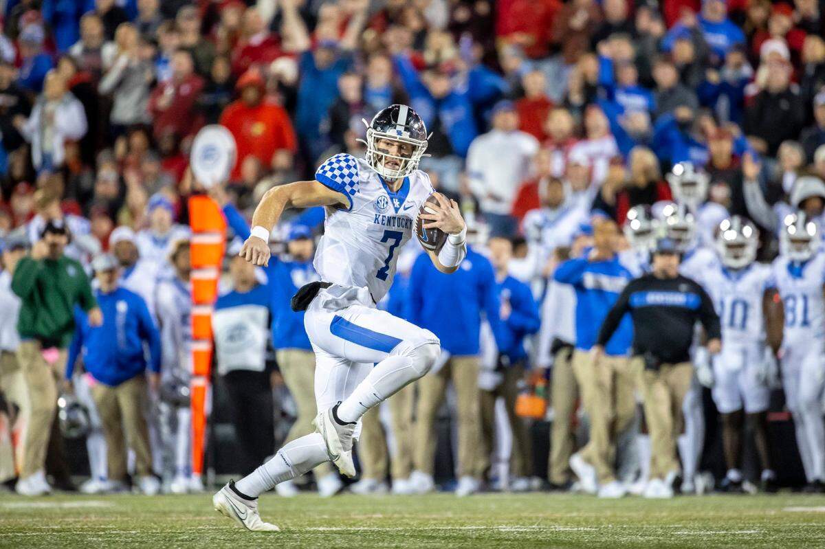 “When you have a guy like Will (Levis), it opens up some doors,” new Kentucky football offensive coordinator Rich Scangarello said of Kentucky’s incumbent quarterback.