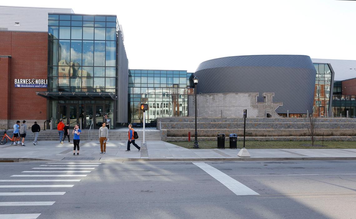 The new University of Kentucky Student Center where Campus Catering No. 1 and No. 2, are located, 160 Avenue of Champions, in Lexington, Ky. The Lexington-Fayette County Health Department placed the catering kitchens on probation.
