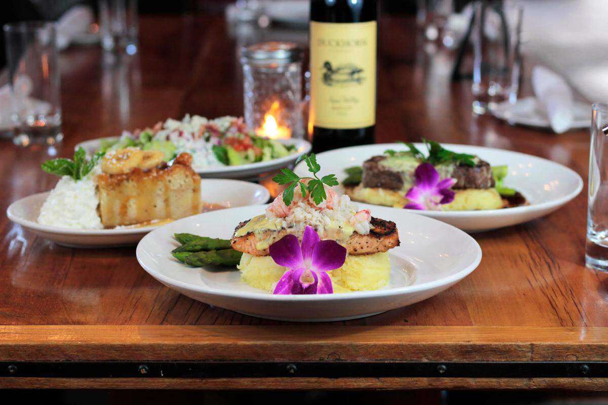 For Lexington Restaurant Week, Carson’s is offering a choice of salmon or filet medallions, plus house salad and banana bourbon bread pudding for $39. $2 of every order will go to Lexington arts organizations.