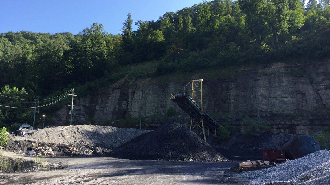 A Blackjewel LLC mine in Harlan County sat idle on July 5, 2019, in the wake of the company’s bankruptcy.