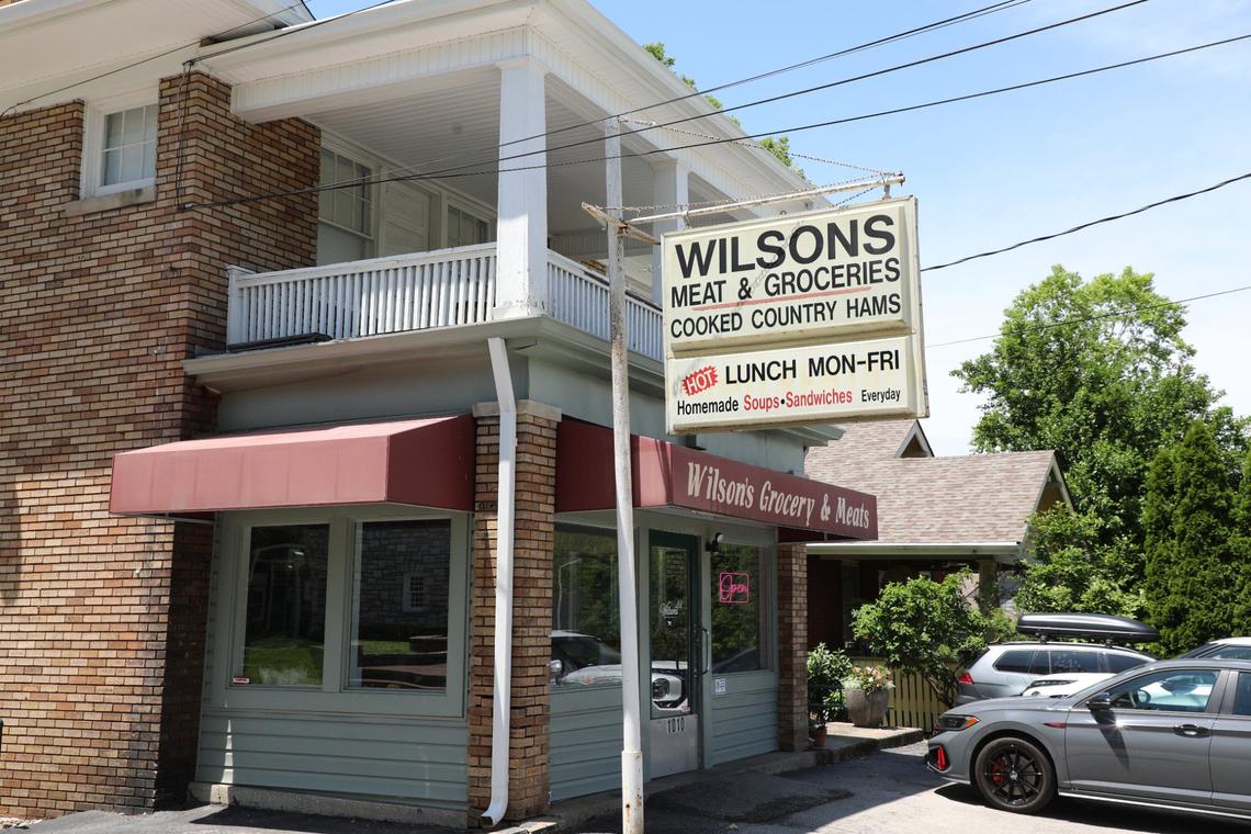 The sign touting Wilson’s Grocery’s lunch has been there for decades and now the new owner has brought it back.