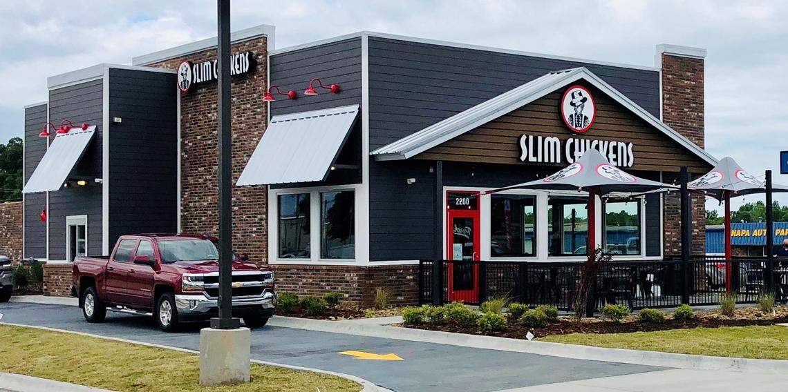 Slim Chickens restaurants have dine-in and drive-thru options.