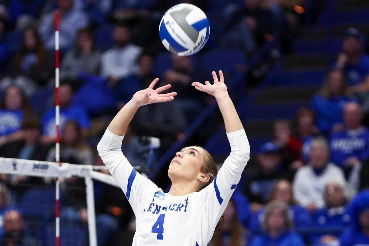 Kentucky’s Emma Grome was named a second-team All-American by the AVCA for the third year in a row.