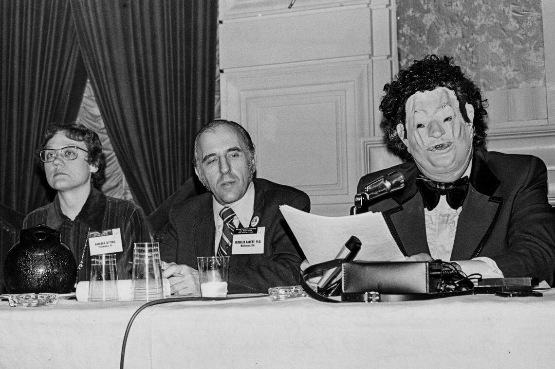 Psychiatrist John Fryer addressed the American Psychiatric Association in 1972, asking it to remove homosexuality from a list of mental disorders. (Faulkner Morgan Archive)
