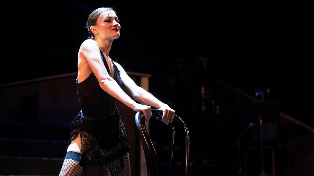 The Lexington Theatre Company rehearses their production of “Chicago” features three local performers, including Haley Fish as Velma The show will be at the Lexington Opera House.