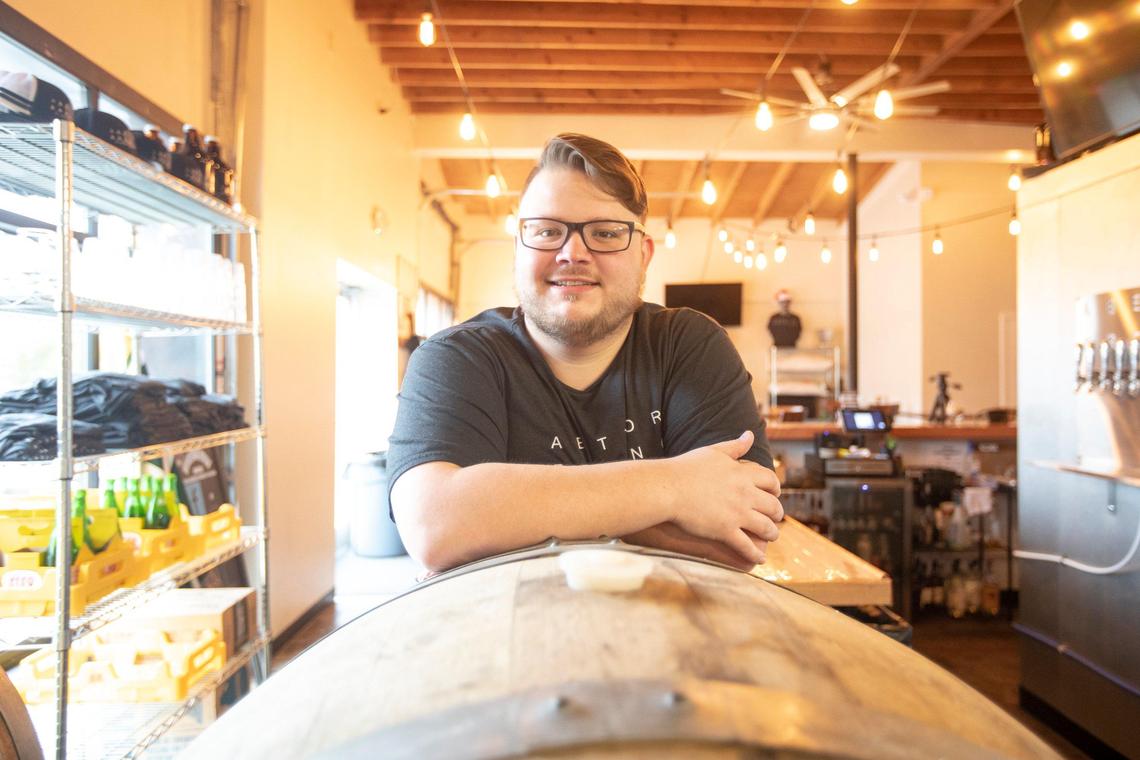 John Howard, Abettor Brewing tap room manager.