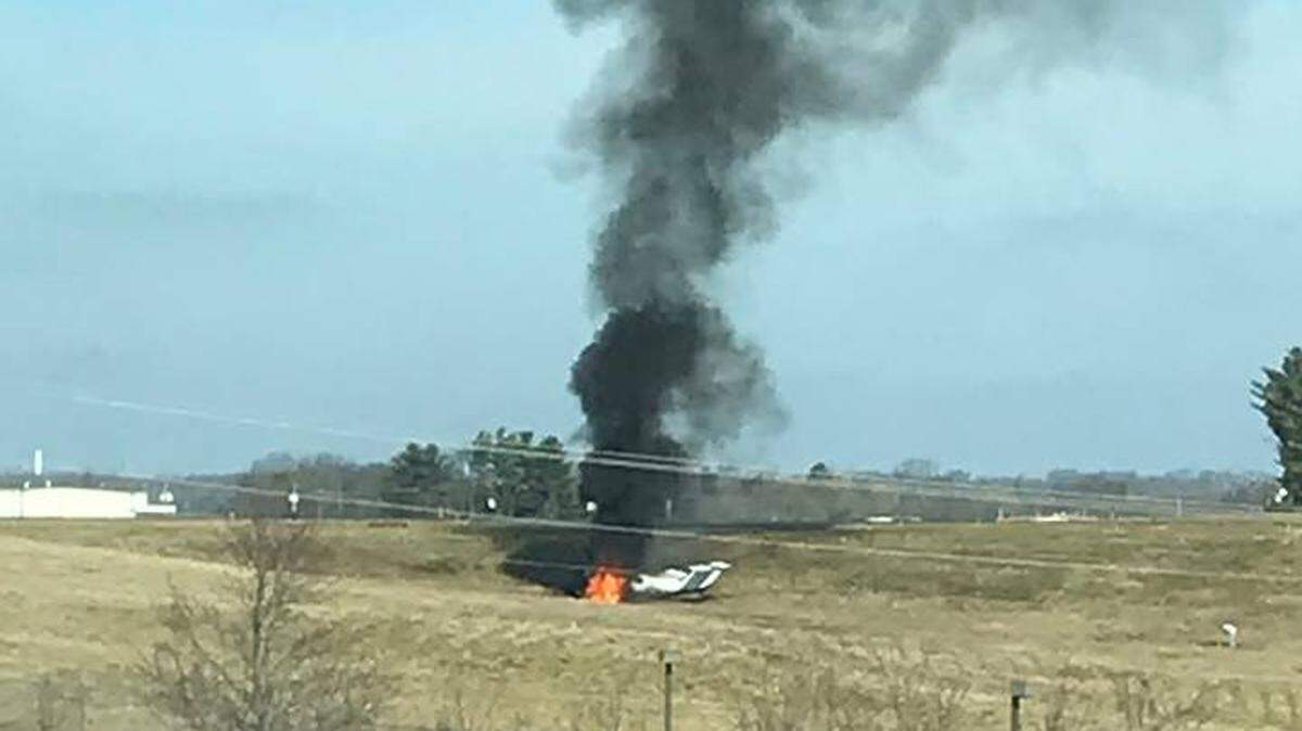 A plane crashed Thursday morning at Capital City Airport. in Frankfort.
