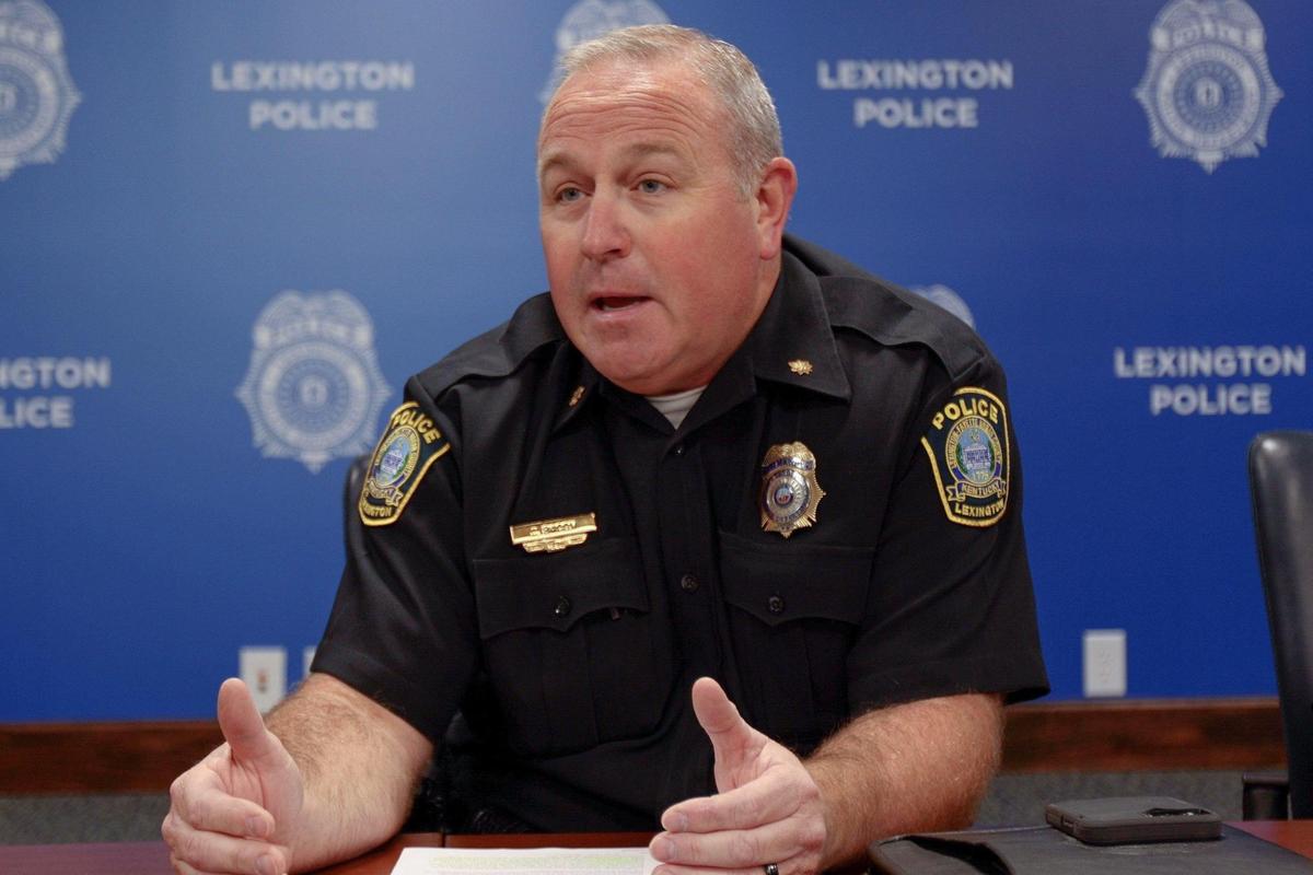 Chad Bacon, commander of the Lexington Police Department’s Public Integrity Unit.