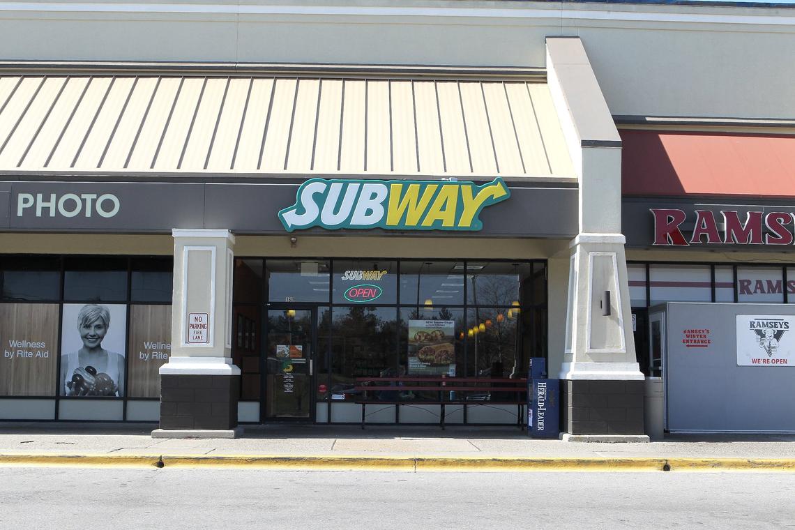 Subway at 4101 Tates Creek Center unit 160 has been placed on probation by the health department.
