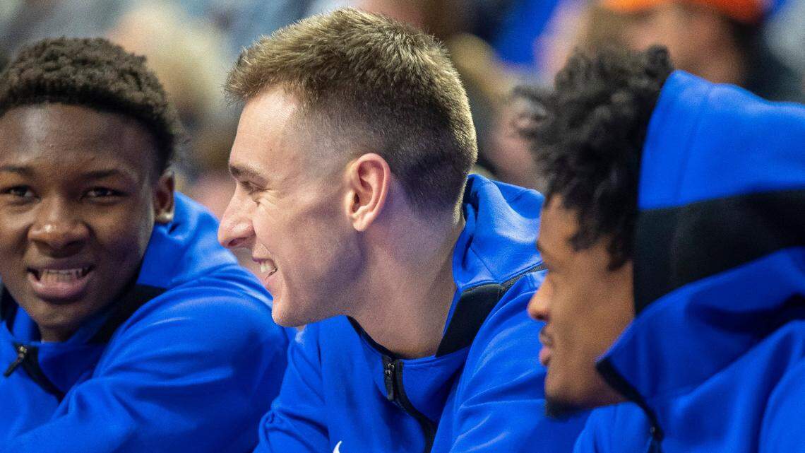 Kentucky basketball teammates overjoyed at Brennan Canada’s new status. ‘He deserves it.’