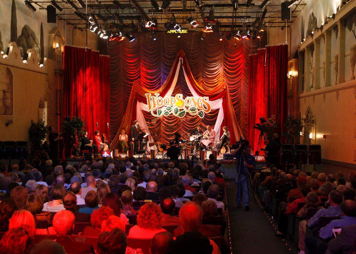 The the State Theatre auditorium at the Kentucky Theatre, shown here in 2008, used to be the home for the WoodSongs Old-Time Radio Hour. In 2013 it moved to the Lyric Theatre.