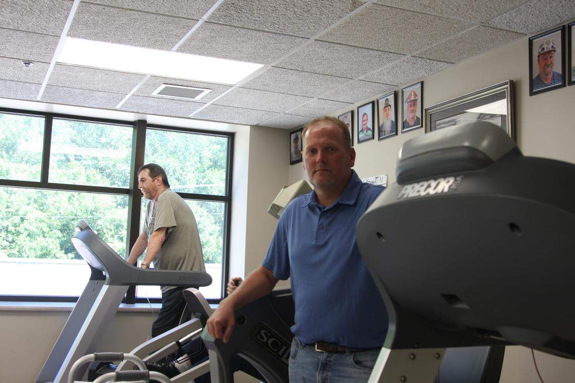 Danny Smith, 47, suffers from the most severe form of black lung disease and attends New Beginnings Pulmonary Rehab in South Williamson four times a week.