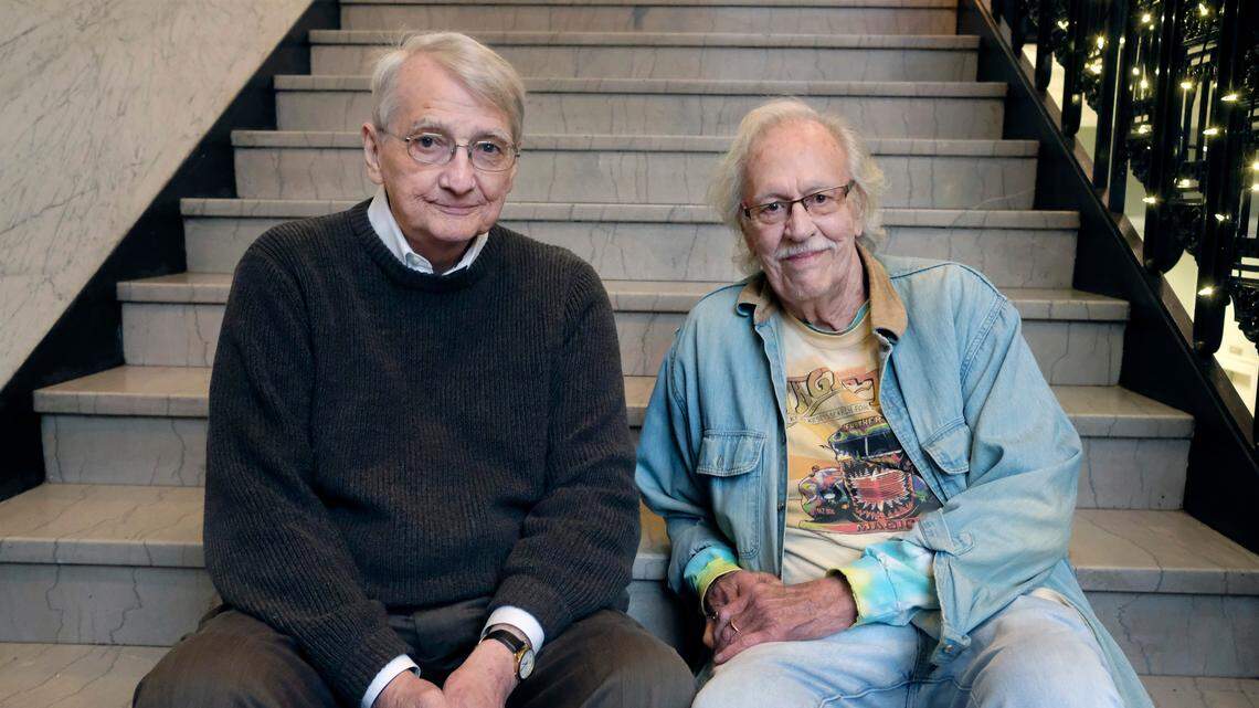 Gurney Norman, left, and Ed McClanahan, will be inducted into the Kentucky Writers Hall of Fame on Jan. 30, 2019.