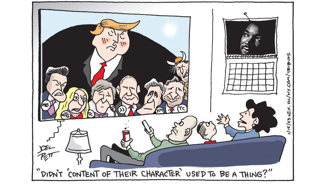 Joel Pett: March on Washington, 2023 version